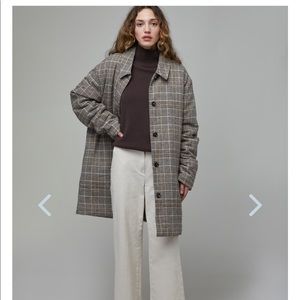 NWT! Oak+Fort Unisex Coat OW-4165-319 Brown